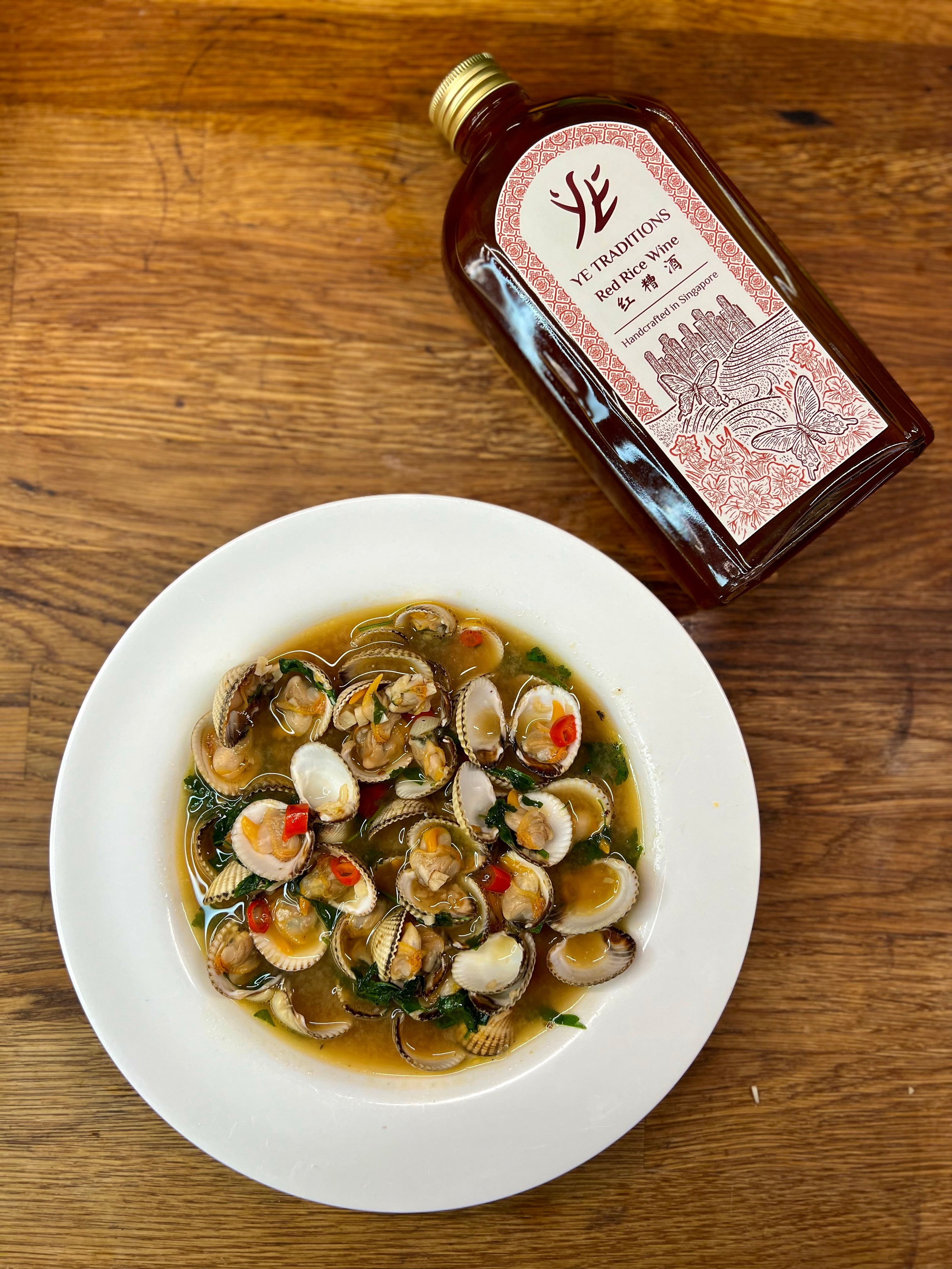 Rice Wine Recipe with Clams 